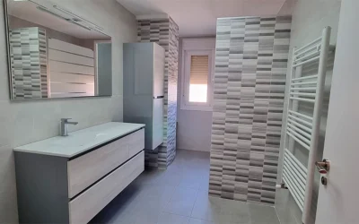 Obra realizada de un baño